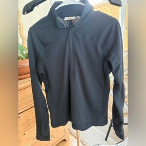 FJALL RAVEN Abisko Lite Fleece Half zip women’s small layer thumbholes hiking